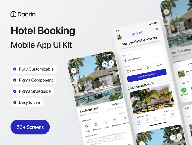 Boost your design efficiency and craft stunning UIs with this comprehensive kit!

Packed with Design Essentials:

✨ Diverse Premium Elements: Buttons, forms, color palettes, fonts, and more - all meticulously crafted for a smooth and intuitive user experience.

✨ Effortless Customization: 50+ Figma variables let you fine-tune colors, fonts, and styles with ease, saving you precious time.

✨ Cohesive Design System: Local variables and variants ensure seamless integration of every element. Modify logos, buttons, forms, icons, and watch your entire design adapt instantly.

✨ Effortless Editing: Full auto layout makes adding, removing, or rearranging elements a breeze, allowing you to iterate quickly and efficiently.

This UI Kit is your one-stop shop for crafting pixel-perfect, user-friendly interfaces. Grab it today and unlock your design potential!
