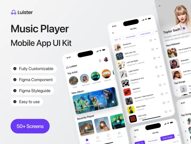 Boost your design efficiency and craft stunning UIs with this comprehensive kit!

Packed with Design Essentials:

✨ Diverse Premium Elements: Buttons, forms, color palettes, fonts, and more - all meticulously crafted for a smooth and intuitive user experience.

✨ Effortless Customization: 50+ Figma variables let you fine-tune colors, fonts, and styles with ease, saving you precious time.

✨ Cohesive Design System: Local variables and variants ensure seamless integration of every element. Modify logos, buttons, forms, icons, and watch your entire design adapt instantly.

✨ Effortless Editing: Full auto layout makes adding, removing, or rearranging elements a breeze, allowing you to iterate quickly and efficiently.

This UI Kit is your one-stop shop for crafting pixel-perfect, user-friendly interfaces. Grab it today and unlock your design potential!
